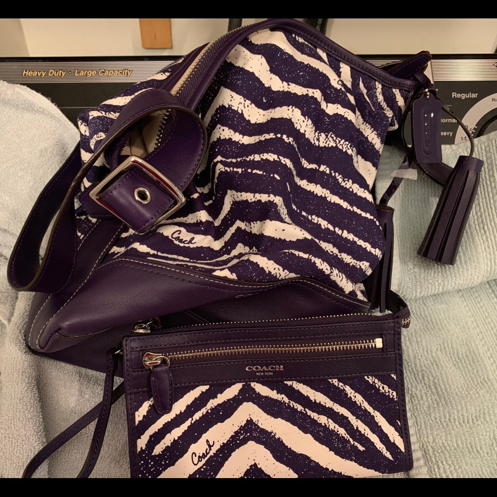 Coach purse and wallet